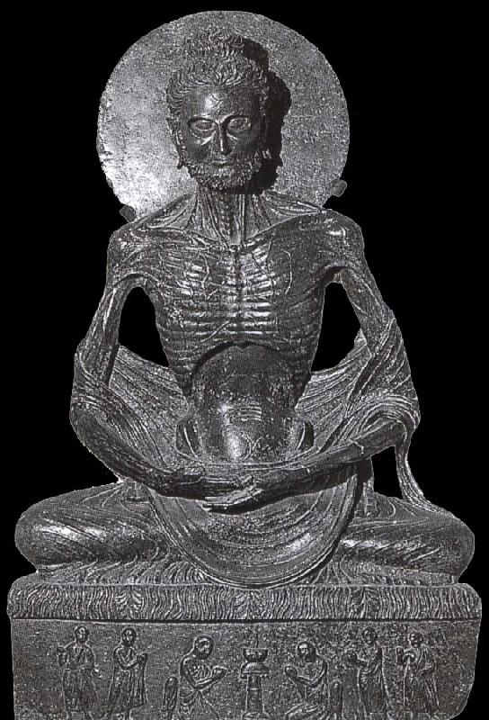 unknow artist Fasting Siddhartha, end borrow century v.Chr-2e century n. Chr
